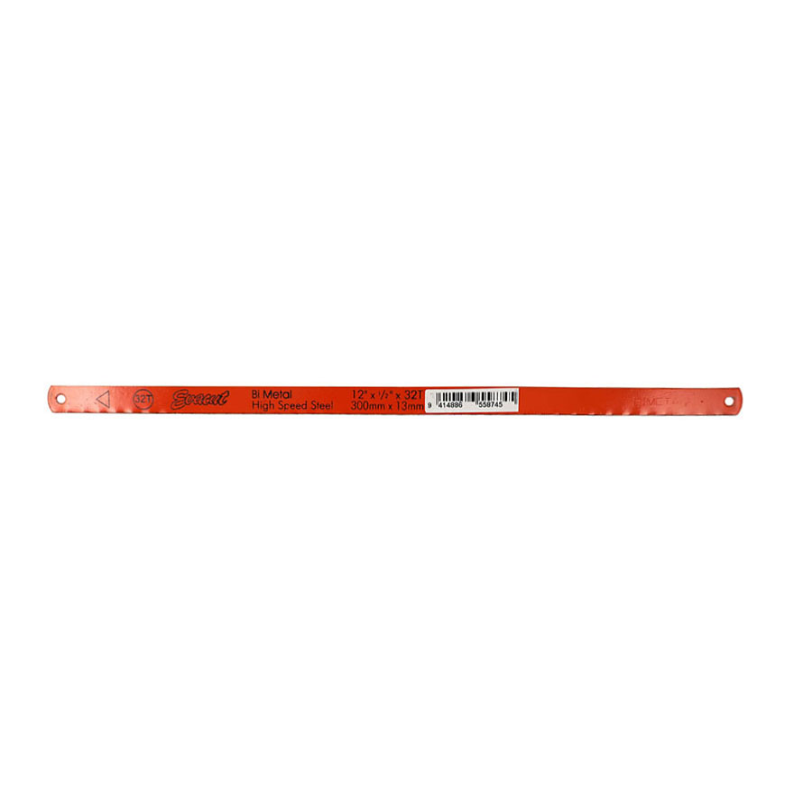 12x1/2x18 Bi-Metal HSS Hacksaw Blade Orange