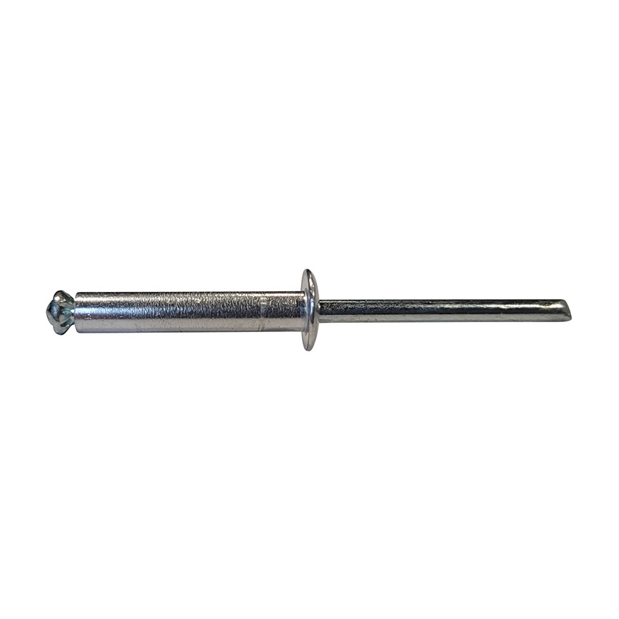 6-6 Pan Head Aluminium PEEL Rivet & Steel Stem (Dia 4.8 Grip 7.9-9.5 L 16MM)