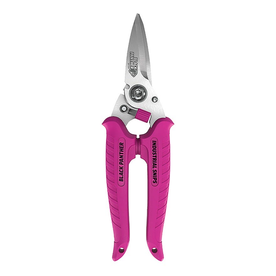 Sterling Pink Black Panther Industrial Snips 200mm
