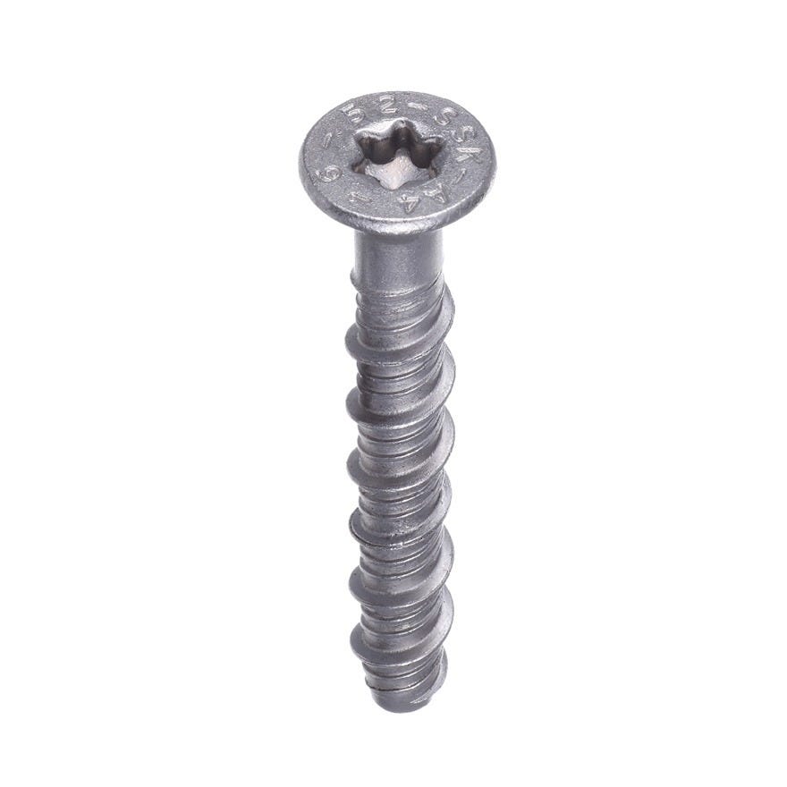6x102 Premium CSK Concrete Screw Bolt Mech 316 Stainless Bi-Metal TX30 **(520306102)**