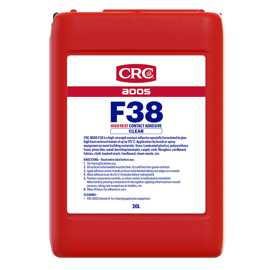 CRC Ados F38 Red High Heat Contact Adhesive 20L