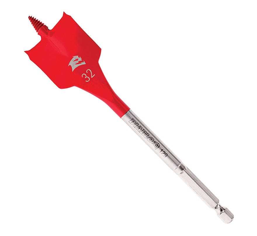 32mm x 152mm Diablo SPEEDemon Spade Bit