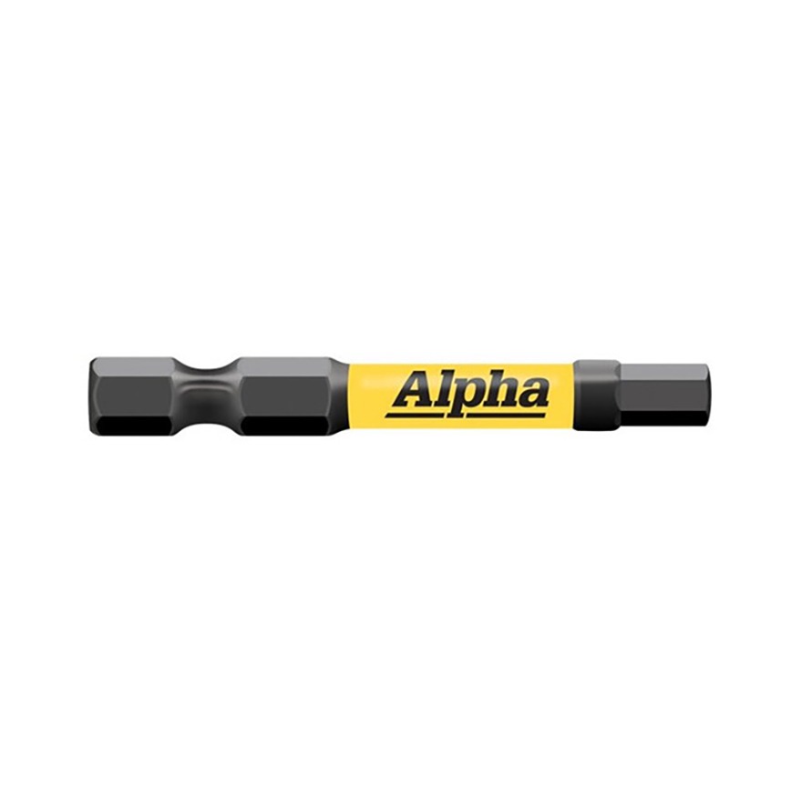 5 x 50mm Alpha ThunderMax Hex 1/4 Drive Impact Power Bit *Carded*