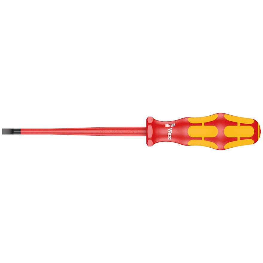 3.5 x 100 VDE Slotted REDUCED Insulated Wera Screw Driver (160 i)(5006440001)