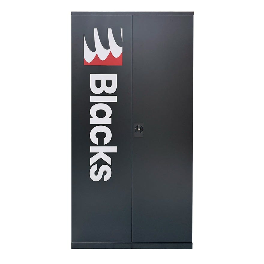 Blacks Large Storage Unit 1850H x 900W x 460D (FLAT PACK - 2 CARTONS = 85 kg)