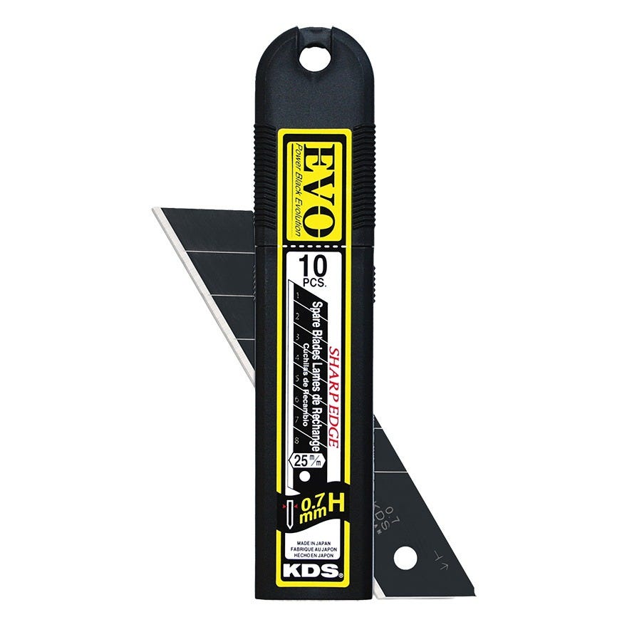 25mm H-type Power Black Evolution Standard Duty Blades (10pcs)
