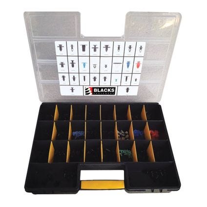 Blacks Automotive Clip Kit (260 pce)