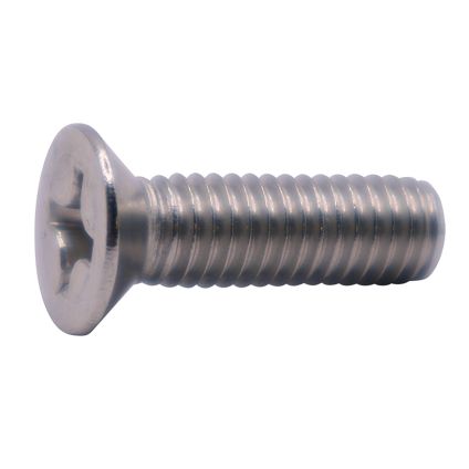 6x20 Csk Philips Head Machine Screw 316 Stainless