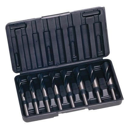 8 Piece Sutton HSS Reduced Shank Drill Set