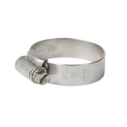 All Stainless 316 JCS Hi Grip Hose Clip (30-40mm)