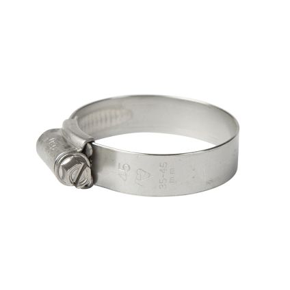 All Stainless 316 JCS Hi Grip Hose Clip (35-45mm)