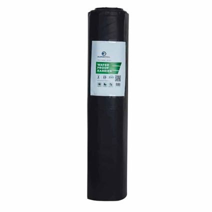 4000mm x 25m Black Polythene 250mu (100m SQ)