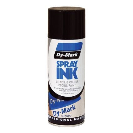 Tradegear Spray Ink Black 315ml