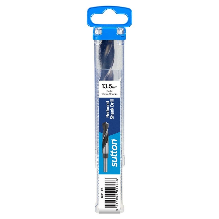 13.50mm High Speed Steel (Sutton) 1/2 Reduced Shank Drill Bit
