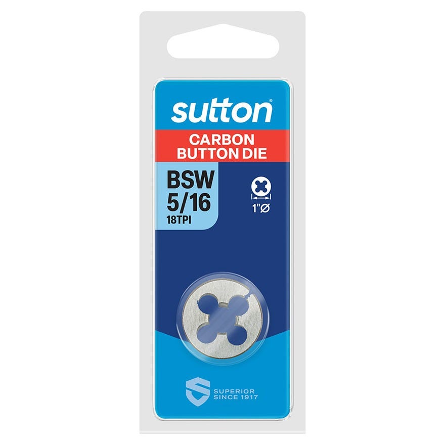5/16 UNC Carbon Steel Button Die (1D)