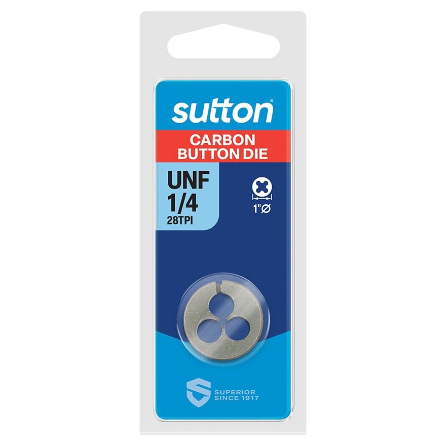 1/4 UNF Carbon Steel Button Die (1D)