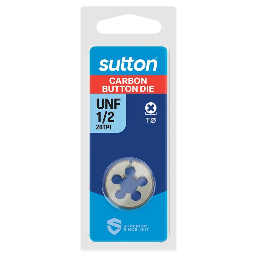 1/2 UNF Carbon Steel Button Die (1D)
