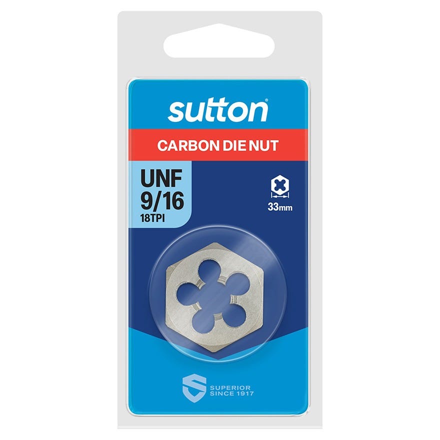 9/16 Unf Carbon Steel Hex Die Nut