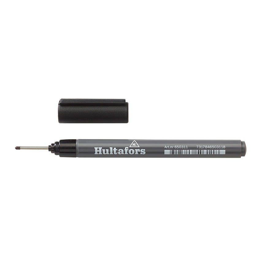 Hultafors Black Ink Pencil Deep-Hole Marker