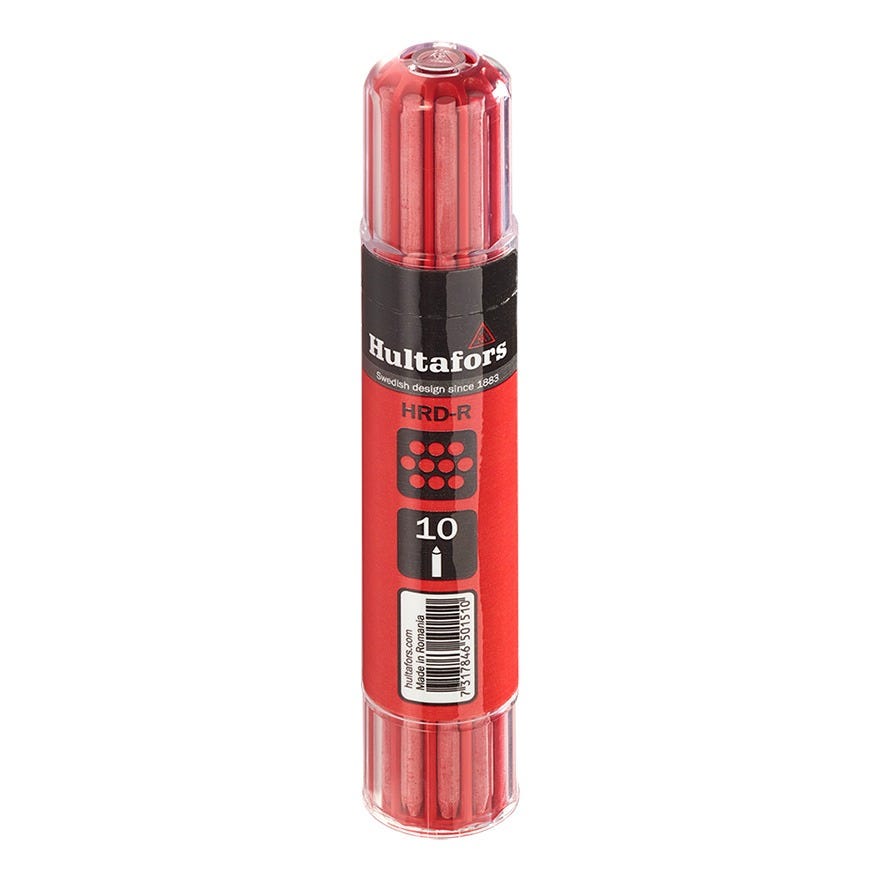 Hultafors Dry Marker Refill Colour Pack Red (10)