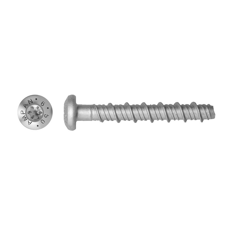 6x50 Premium Pan Screw Bolt Mechanical Ruspert TX30 **(519106050)**