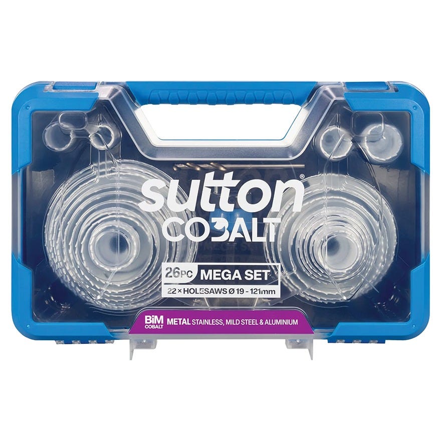 Sutton Tools Bi Metal Mega Holesaw Set 26 Piece