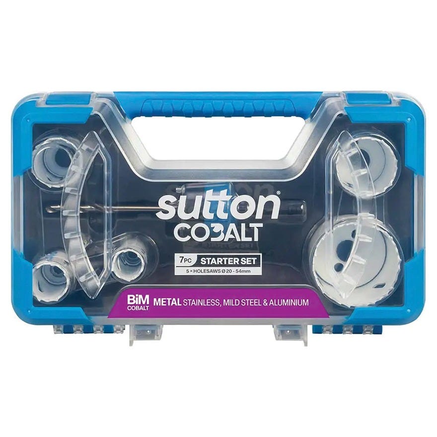 Sutton Tools Bi Metal Starter Holesaw Set 7 Piece