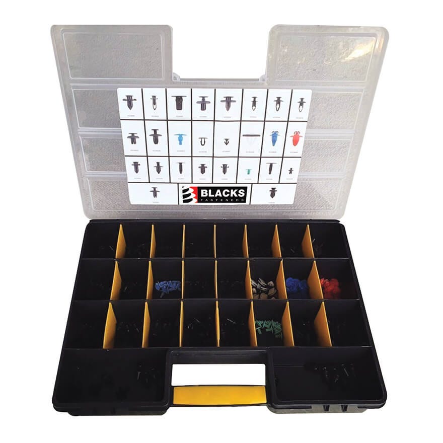 Blacks Automotive Clip Kit (260 pce)