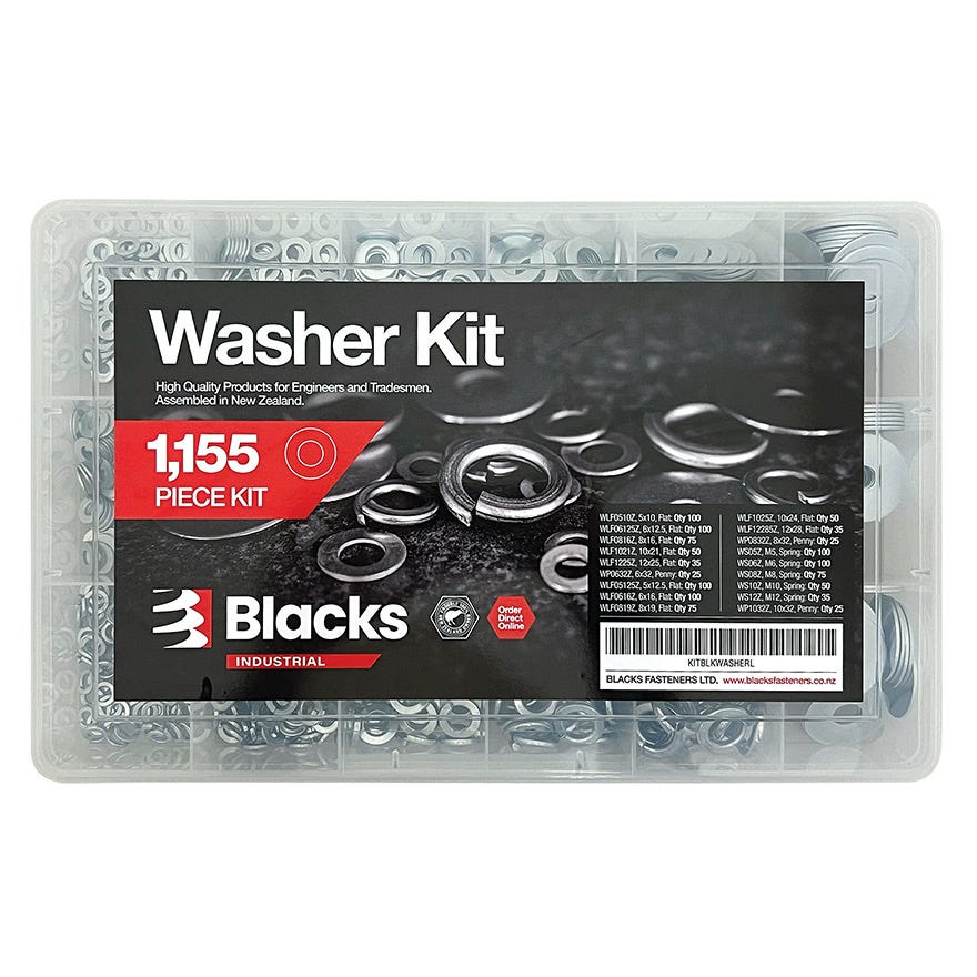 Blacks Washer Kit (1155 Piece) ZP