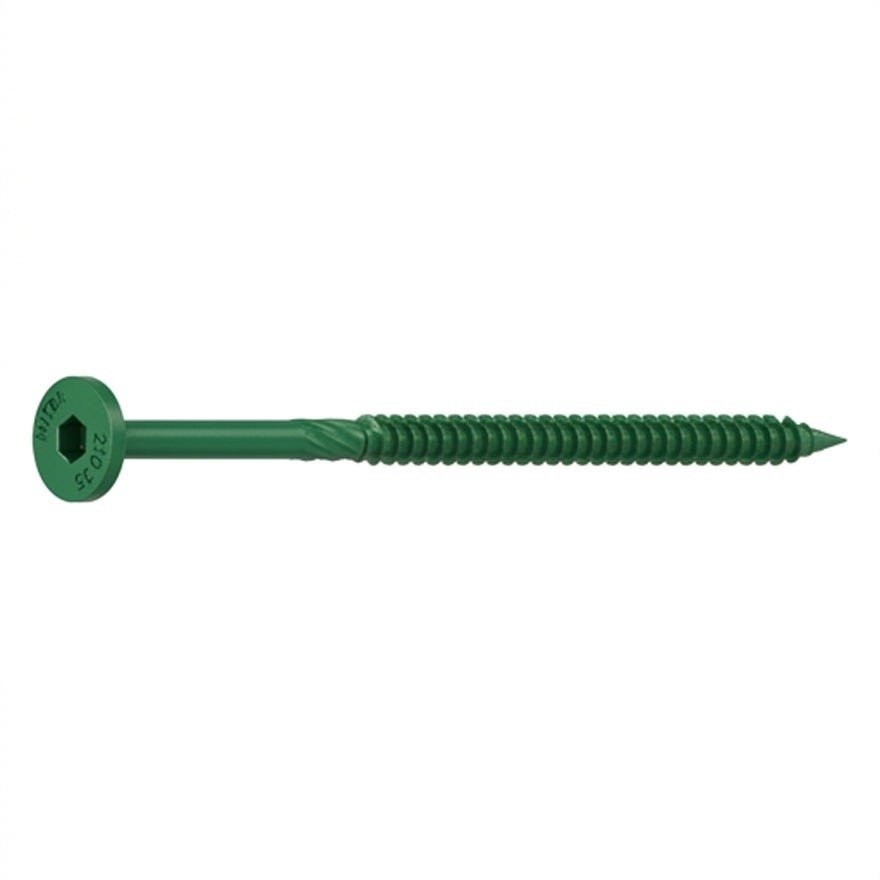Bowmac Stud-Lok Woodscrew 125mm Green (top plate to Stud fixing)