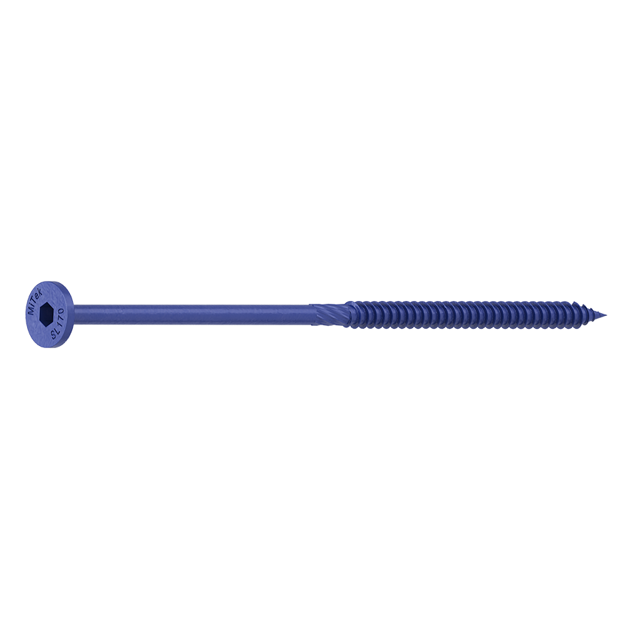 Bowmac Stud-Lok Woodscrew 170mm Blue (top plate to Stud fixing)