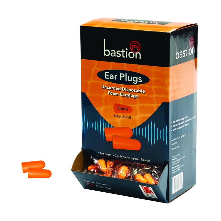 *EOL* Bastion Disposable Ear Plugs (Box of 200)