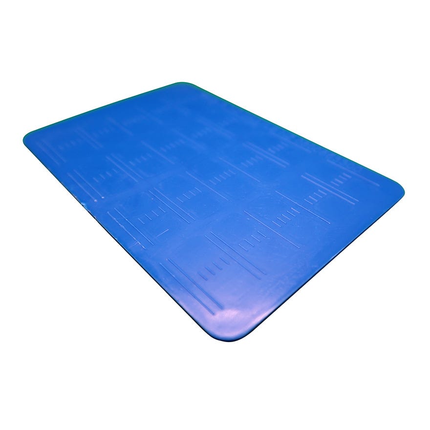 2mm Large Plastic Packing Shim Blue (150x100mm)
