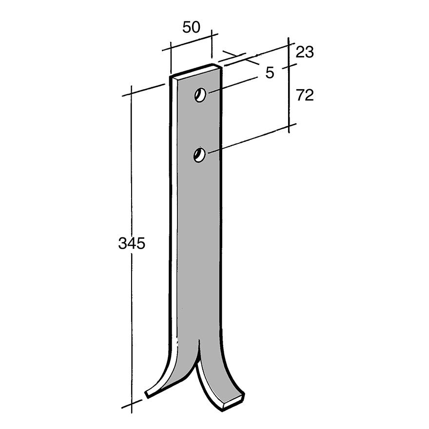 Strap Bracket Galv (Bowmac B75)