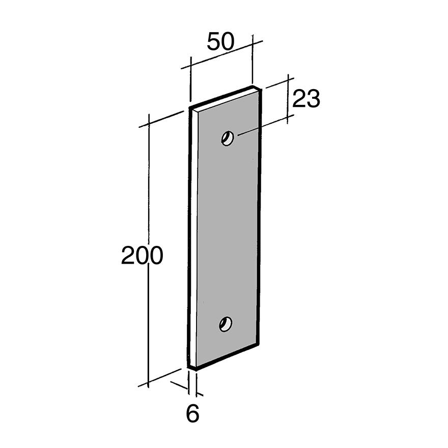 Strap Bracket Galv (Bowmac B84)