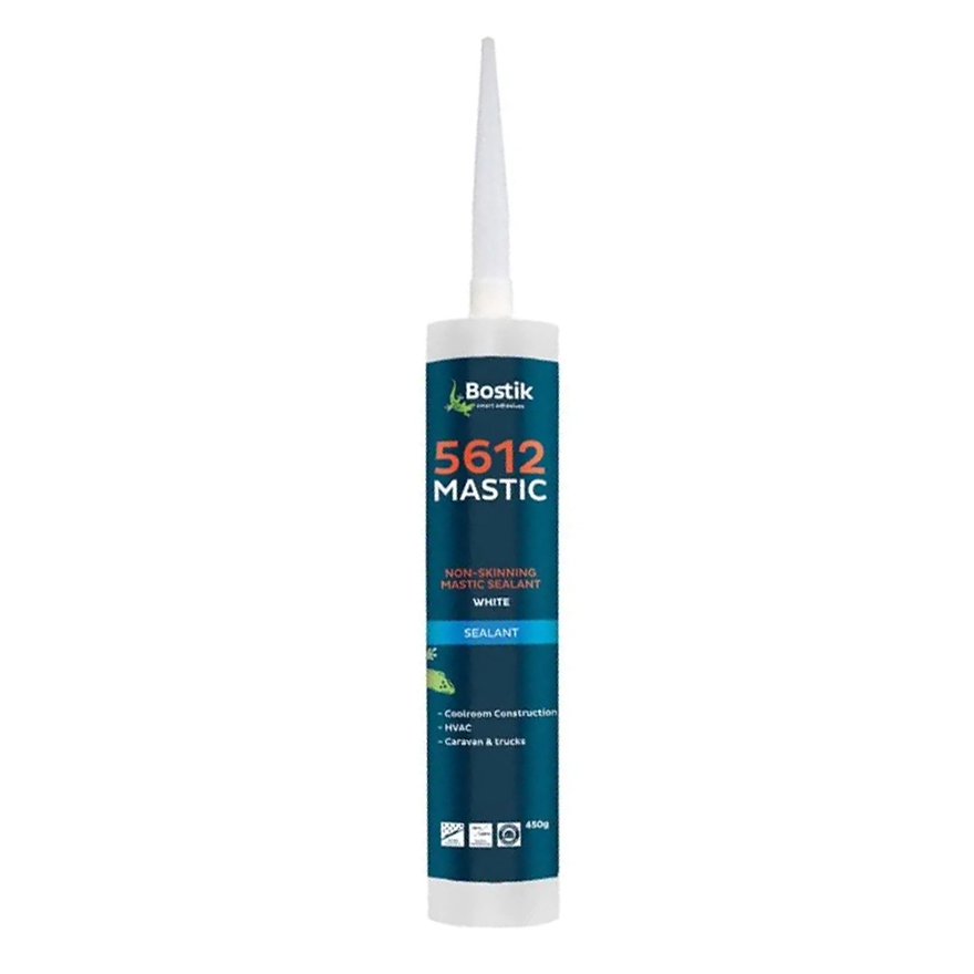 Bostik 5612 White Butyl Sealant Cartridge (450ml) Mastic