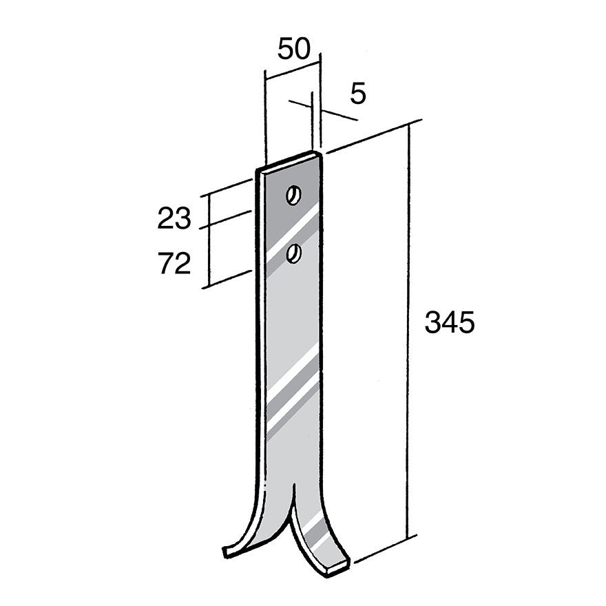 Strap Bracket 304 Stainless (Bowmac BS75)