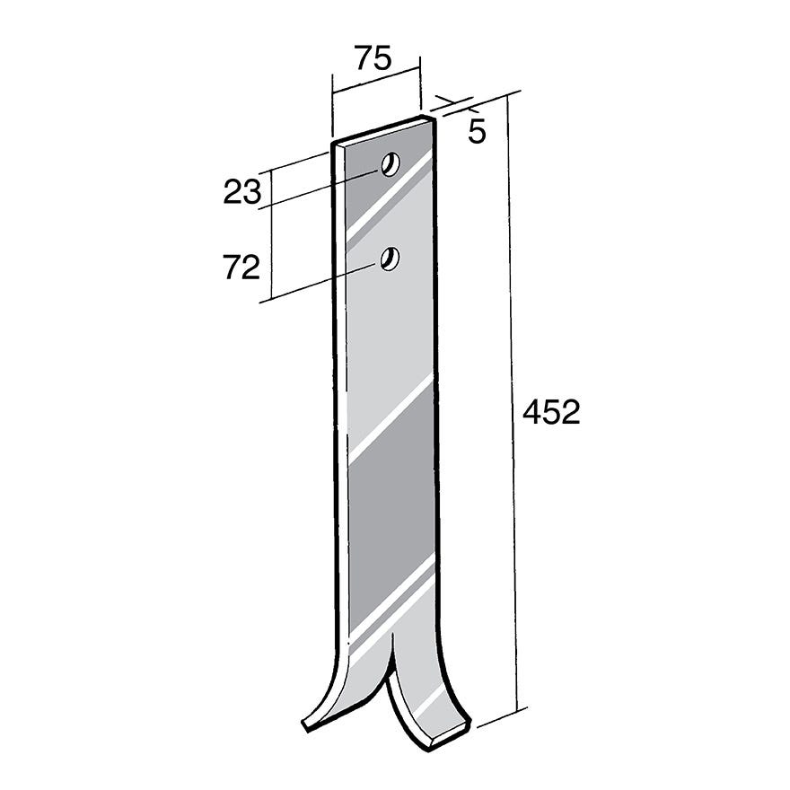 Strap Bracket 304 Stainless (Bowmac BS79)