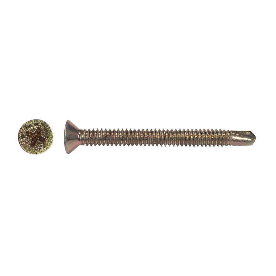 10G-24x40 Csk #2 Phillips Steel Self Drilling Screw Class 2