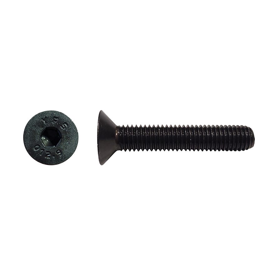3x6 Csk Head Socket Screw 10.9 Black
