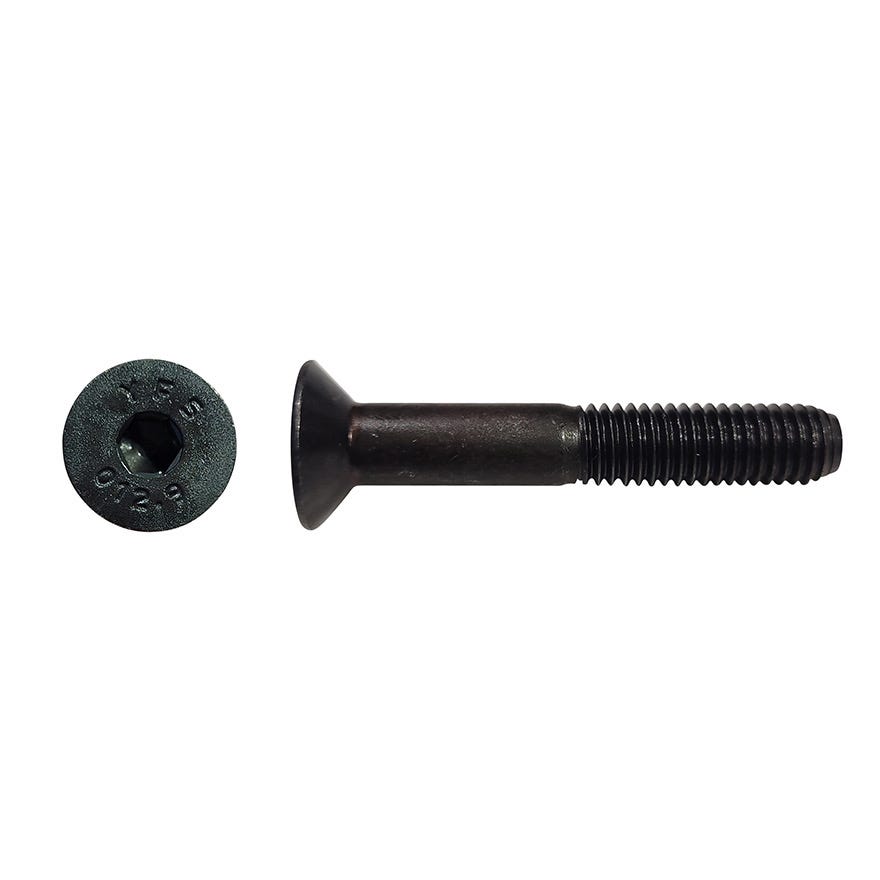 4x50 Csk Head Socket Screw 10.9 Black