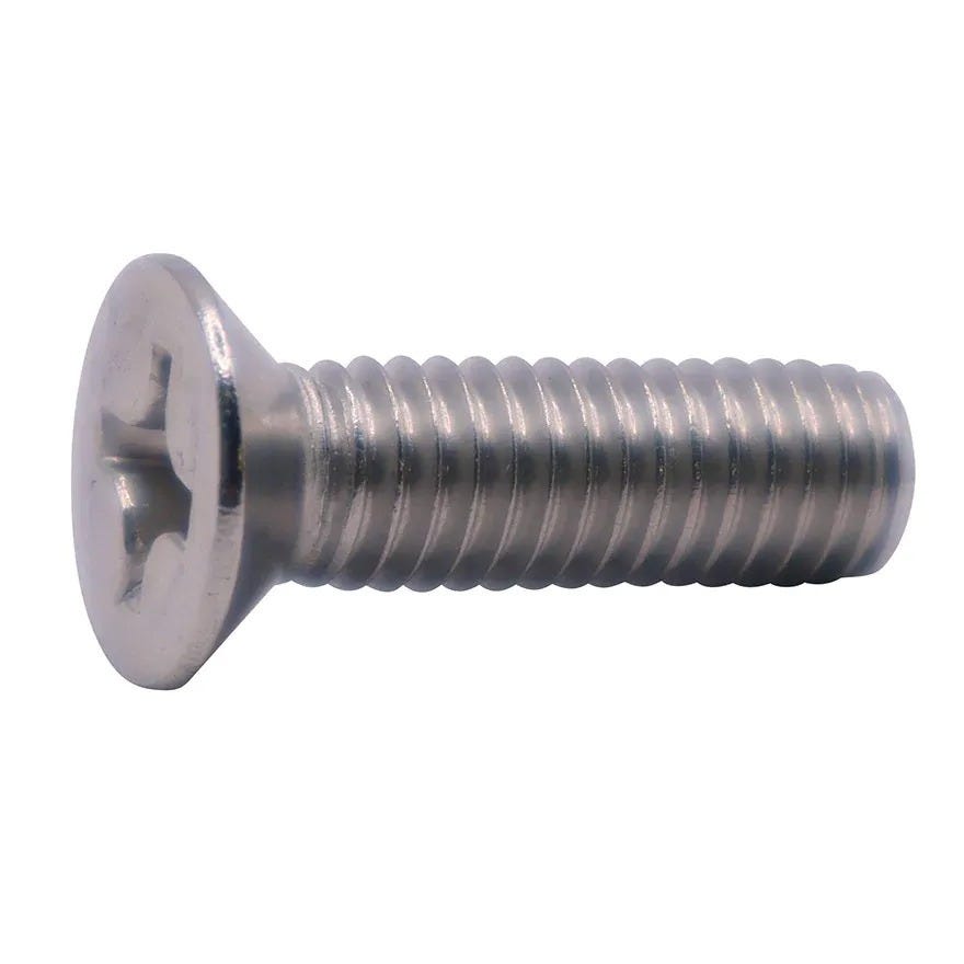 4x16 Csk Philips Head Machine Screw 316 Stainless