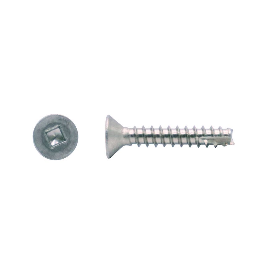 *EOL* 6Gx3/4 Csk Square Type 25 Self Tapper 304 Stainless