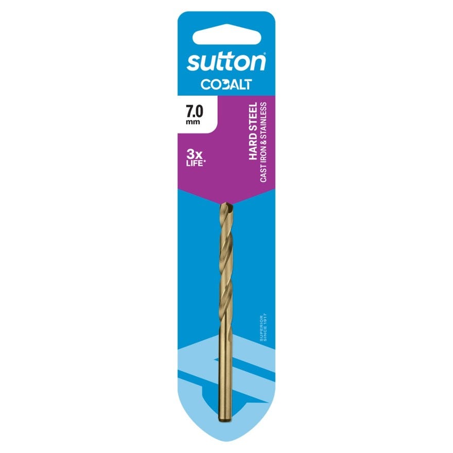 7.00 Sutton Cobalt HSS Jobber Drill Bit (Prepack)