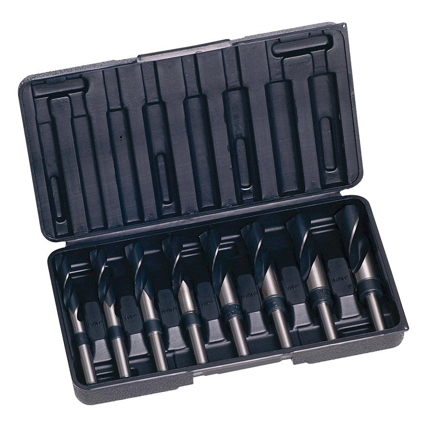 8 Piece Sutton HSS Reduced Shank Drill Set
