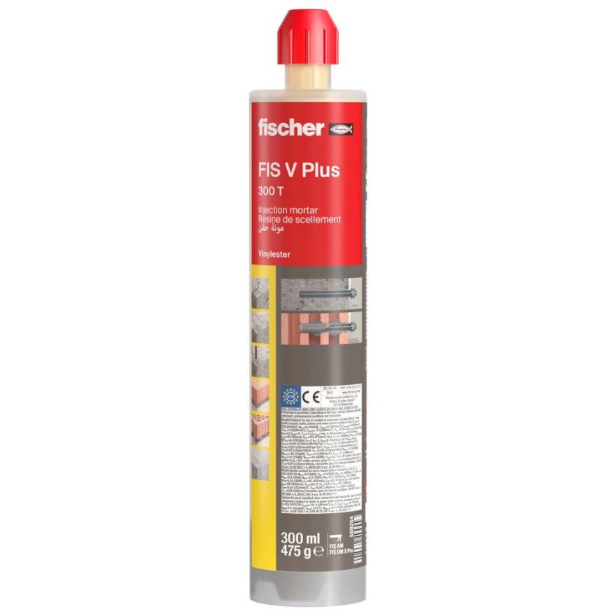 Fischer V300T Plus Vinylester Styrene Free 300ml Tube + 1 Mixers (569254)