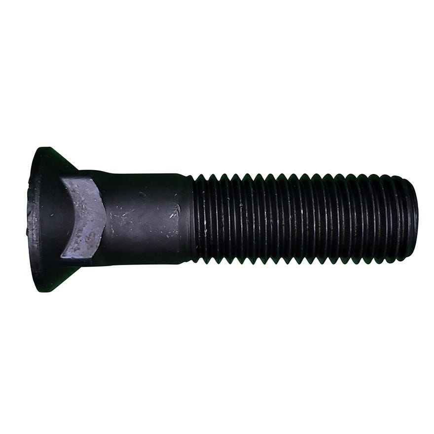 1x4 Grade 8 Unc Raised Head Plow Bolt Black