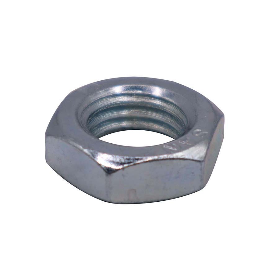 M22 x 1.5P Metric Fine Hex Half Nut ZP