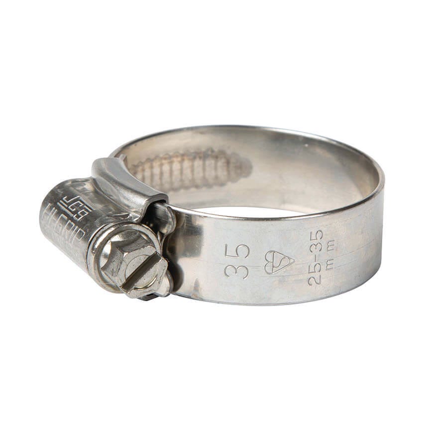 All Stainless 304 JCS Hi Grip Hose Clip (25-35mm)