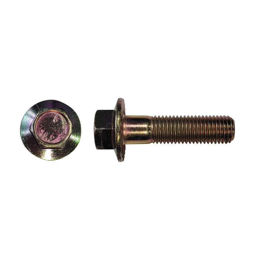 10x25 (1.25) High Tensile 10.9 Flange Bolt ZP (14AF)